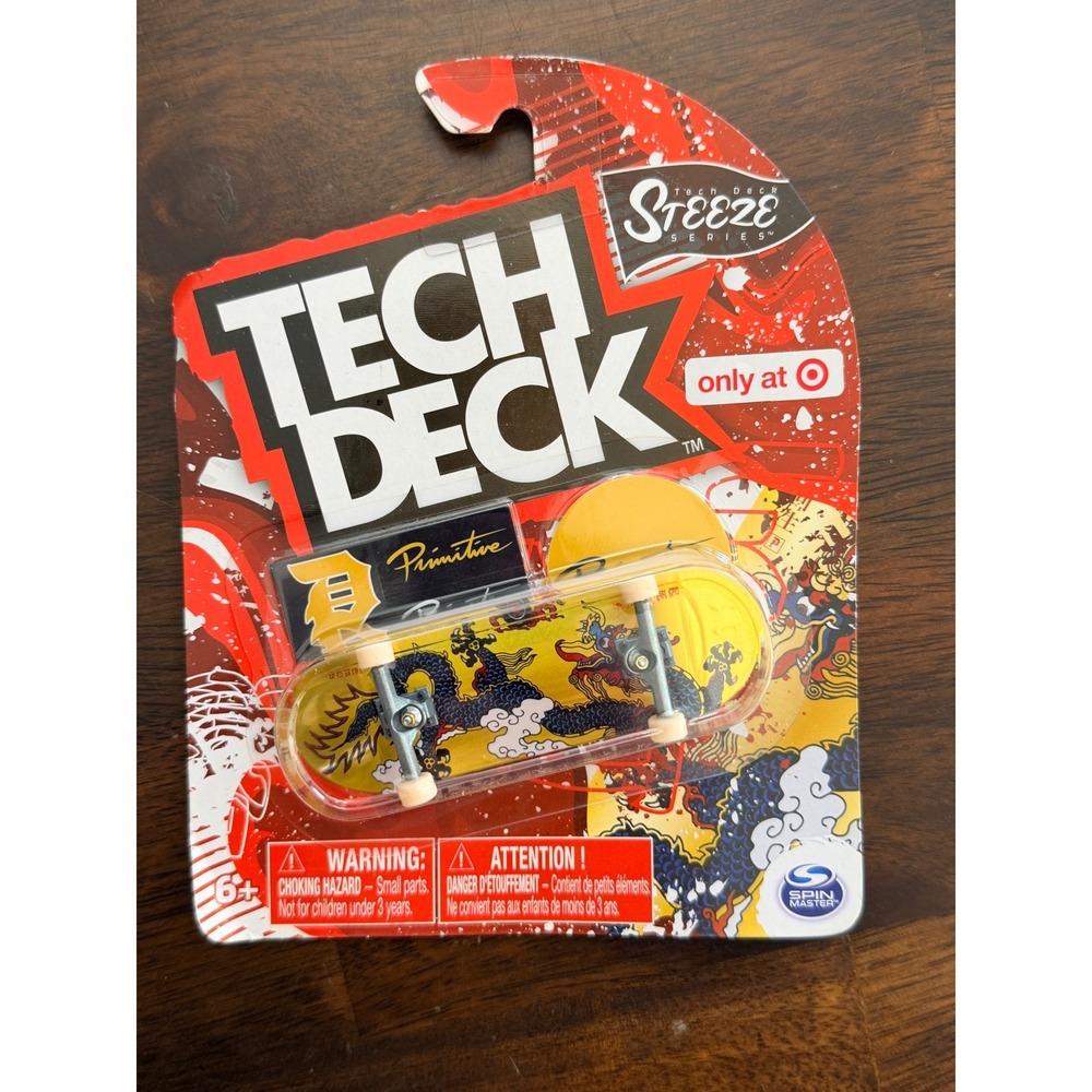 Tech Deck Steeze Series Primitive Skateboards Dragon Fingerboard‎ Exclusive